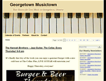Tablet Screenshot of georgetownmusictown.com